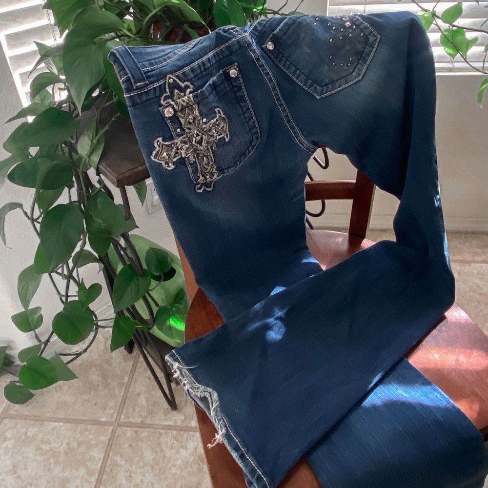 Miss Me Jeans (Buckle Exclusive) size 27 easy boot cut